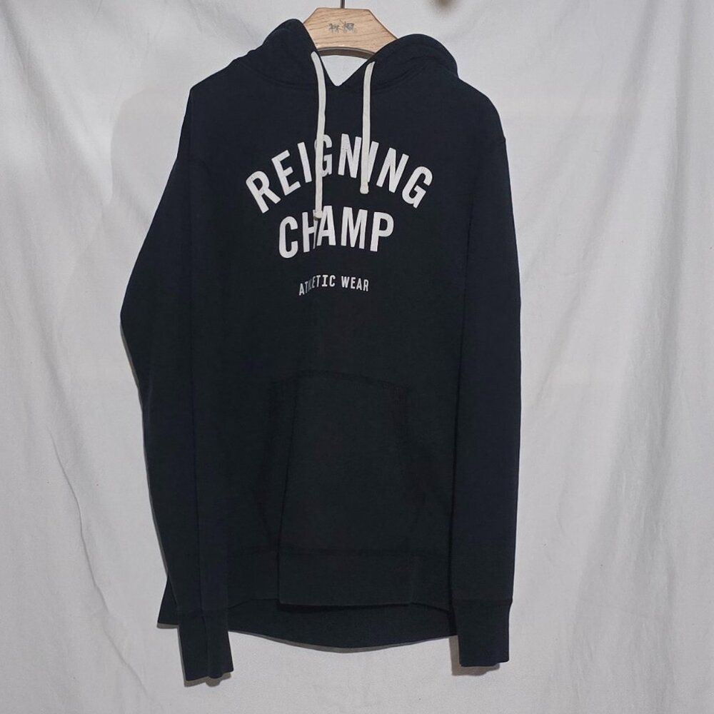 Reigning Champ Athletic Wear Made in Canada Pullover Hoodie - Blue - Sz L*
